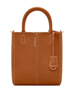 A.P.C. レザー トートバッグ | ブラウン | FARFETCH JP