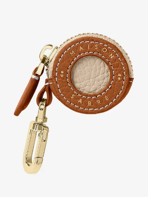 MAISON de SABRÉ leather air tag charm