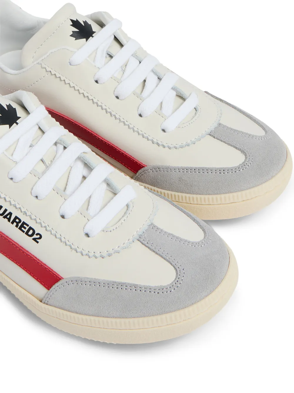 DSQUARED2 KIDS Sneakers met vlakken Beige