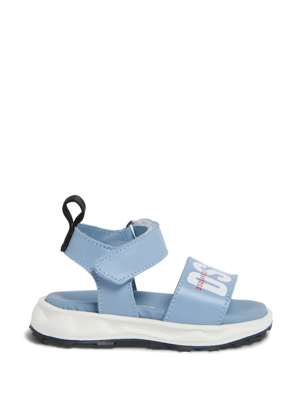 DSQUARED2 KIDS Sandalen met logobandje Blauw