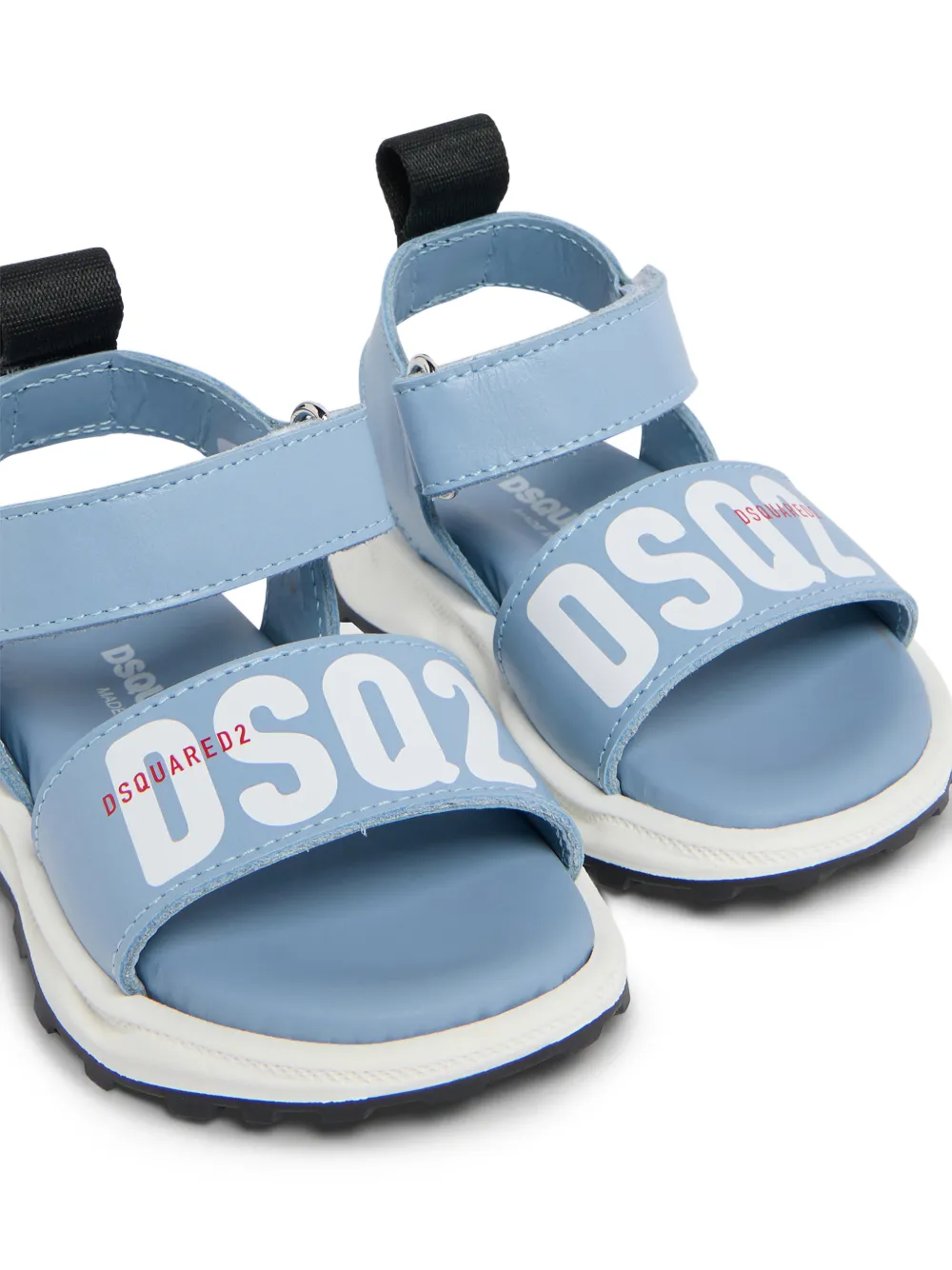 DSQUARED2 KIDS Sandalen met logobandje Blauw
