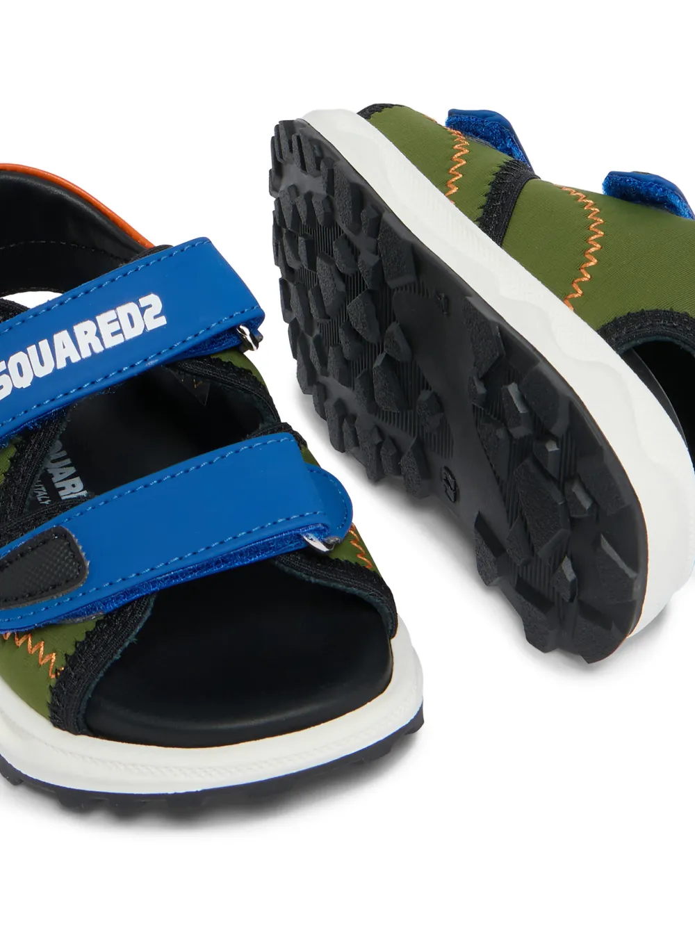 DSQUARED2 KIDS Sandalen met logodetail Groen