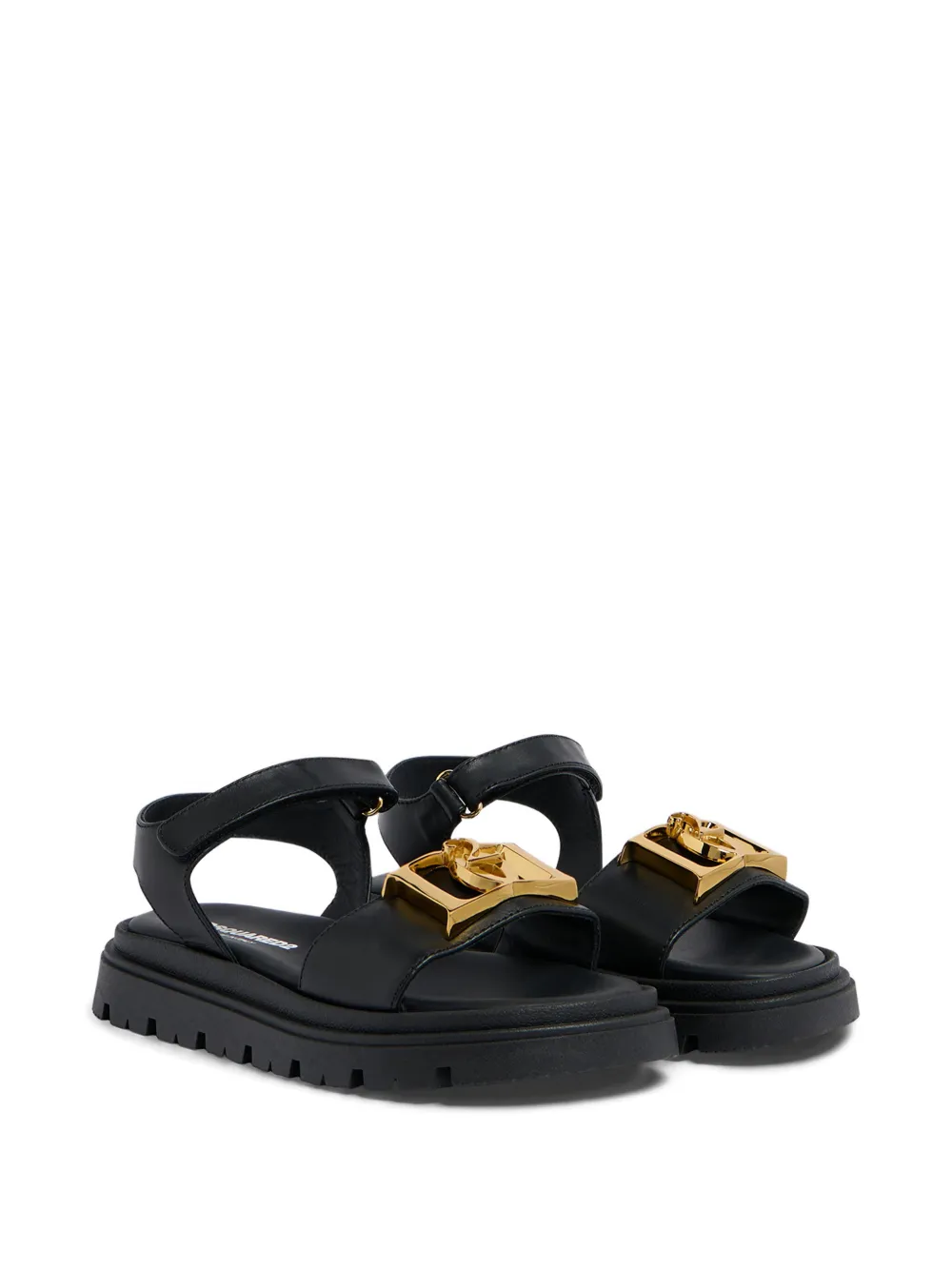 DSQUARED2 KIDS Sandali con logo - Nero
