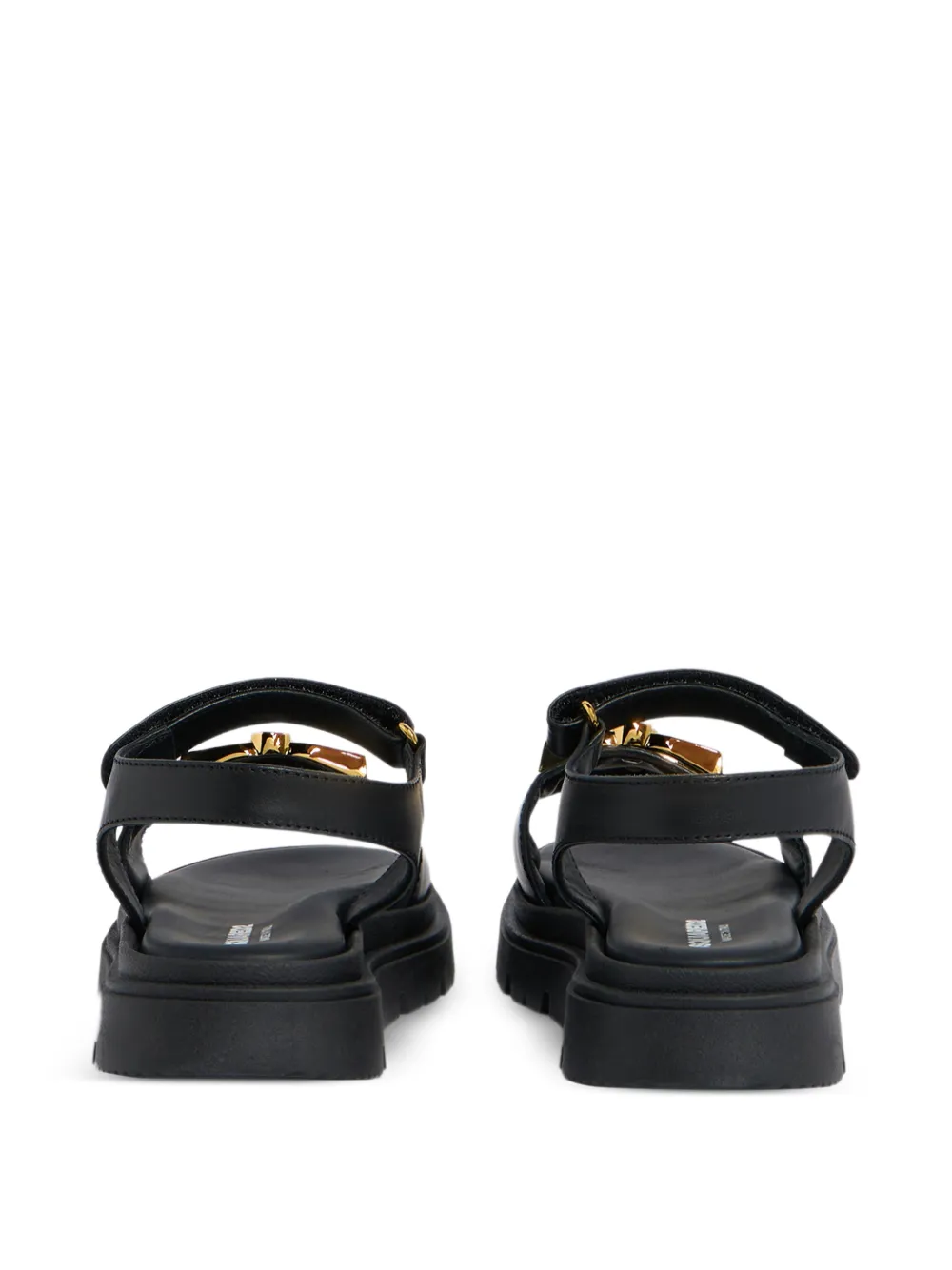 DSQUARED2 KIDS Sandalen met logodetail Zwart