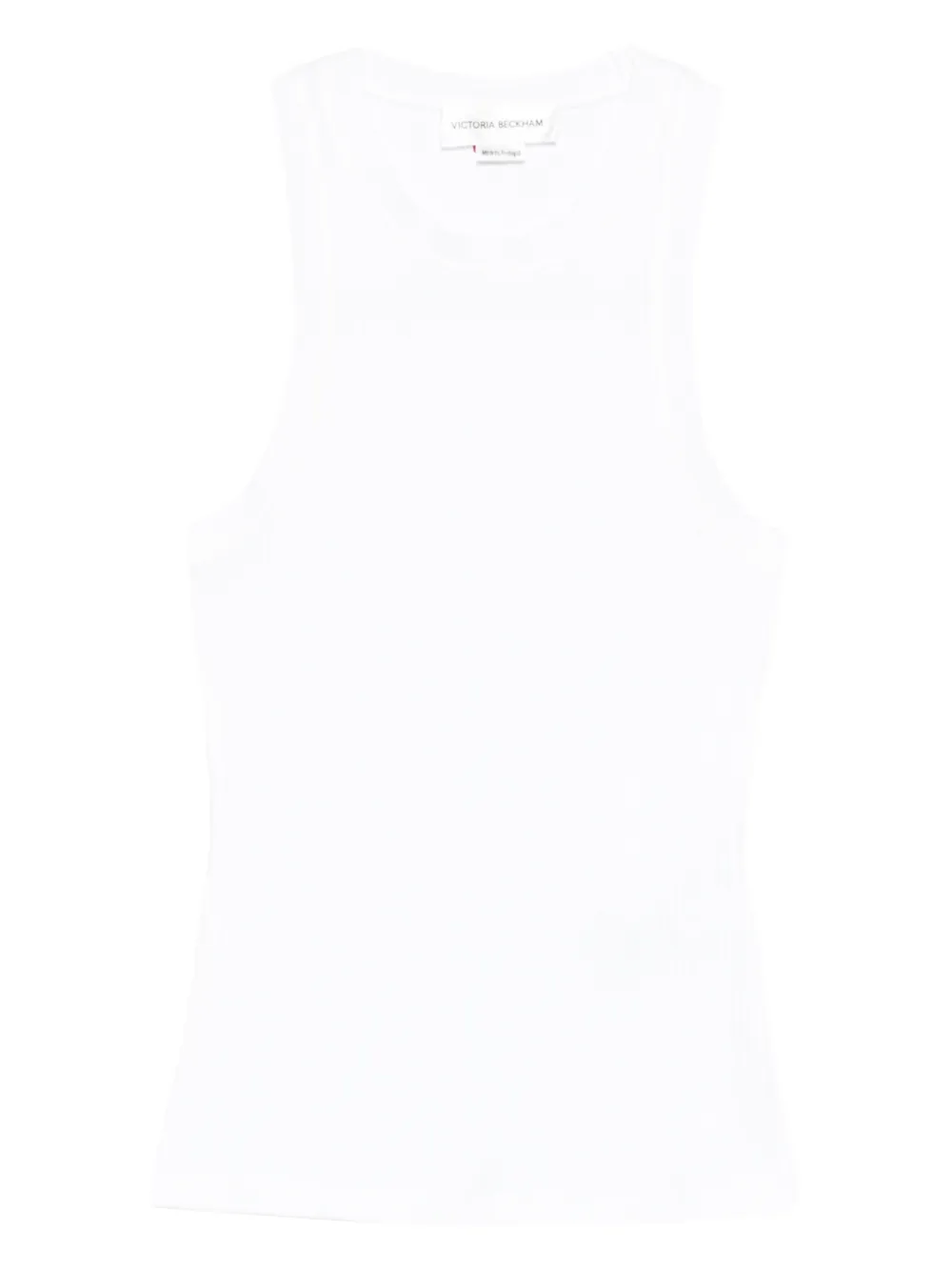 Victoria Beckham Rib Tank Top In White