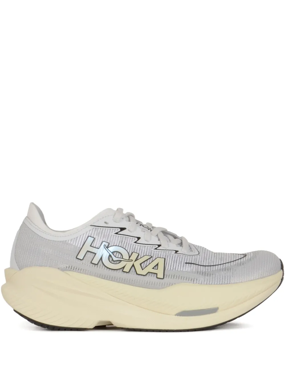 HOKA logo-print sneakers - グレー