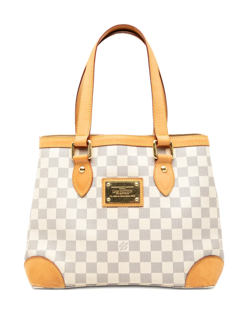 Louis Vuitton Pre-Owned 2008 Damier Azur Hampstead PM tote bag - Bianco