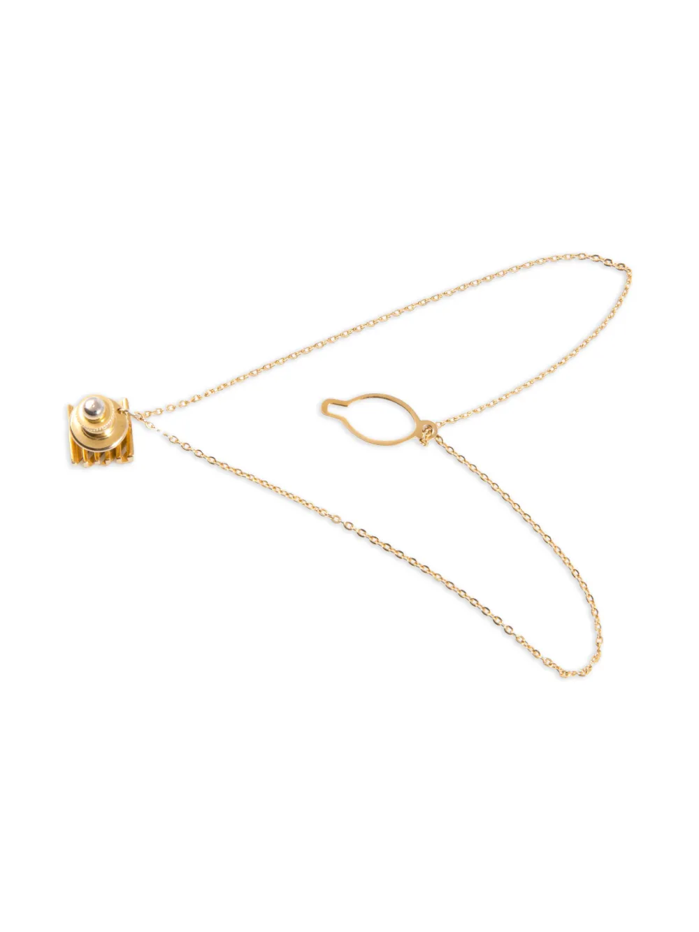 Christian Dior Pre-Owned 1990s square tie tack pin | Men | Image 2