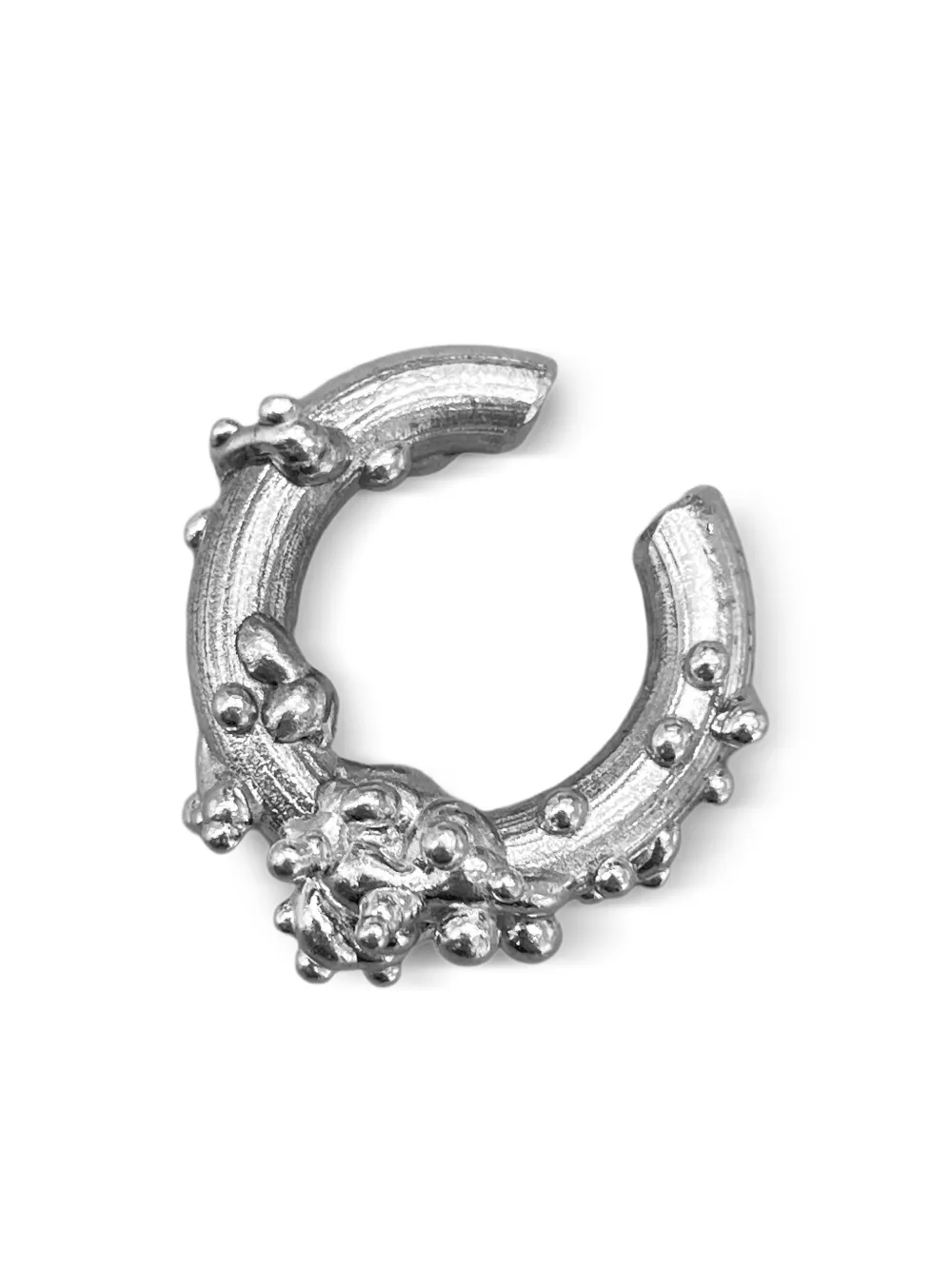 Alga Jewelry Ear cuff Coral - Argento