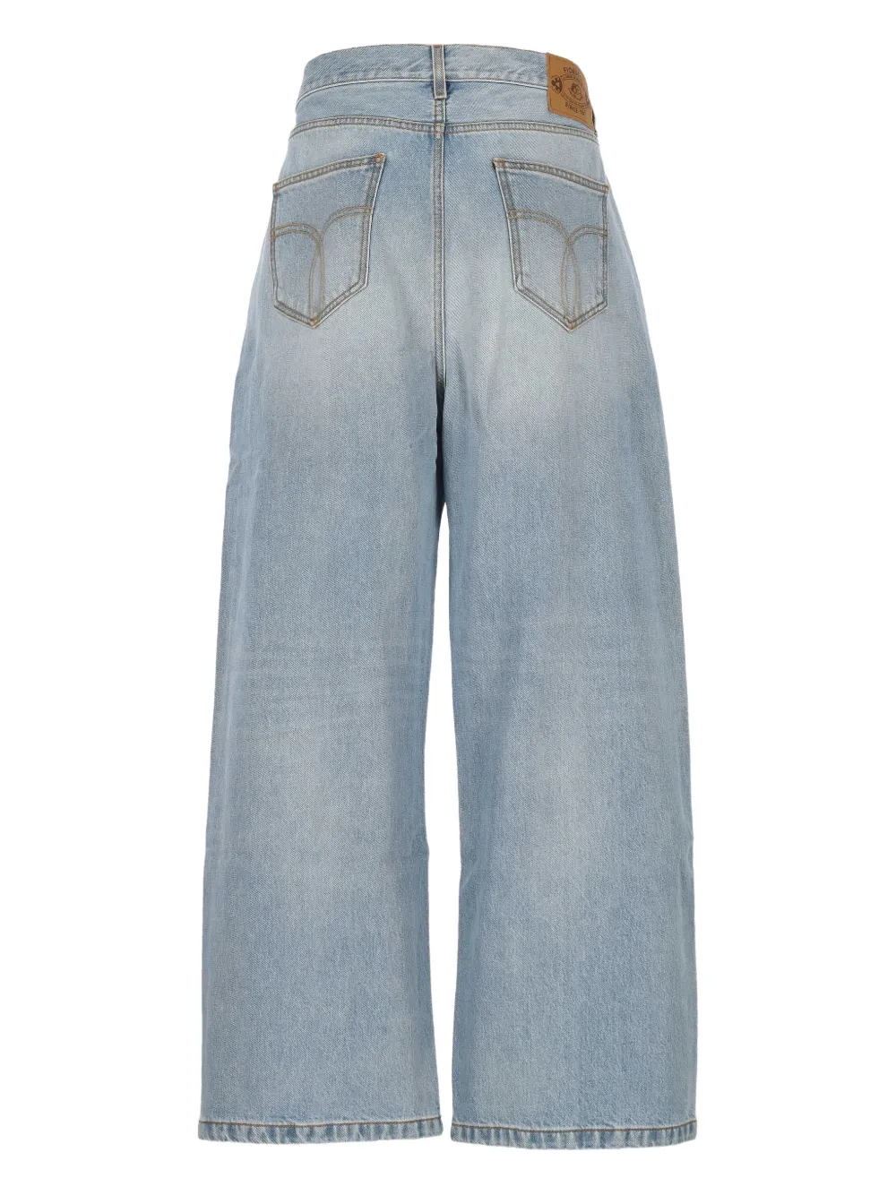 Fiorucci logo-patch jeans - Blauw