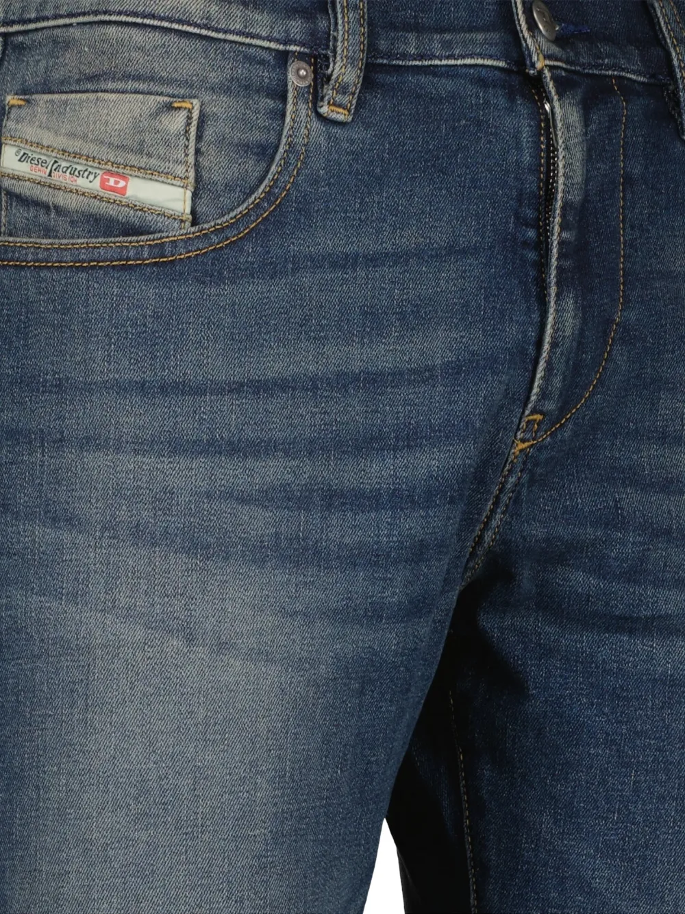 Diesel D-Strukt five-pockets slim-fit jeans Blauw