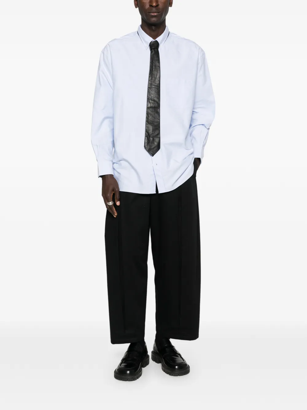 Comme des Garçons Homme Button Pocket Shirt - Blauw