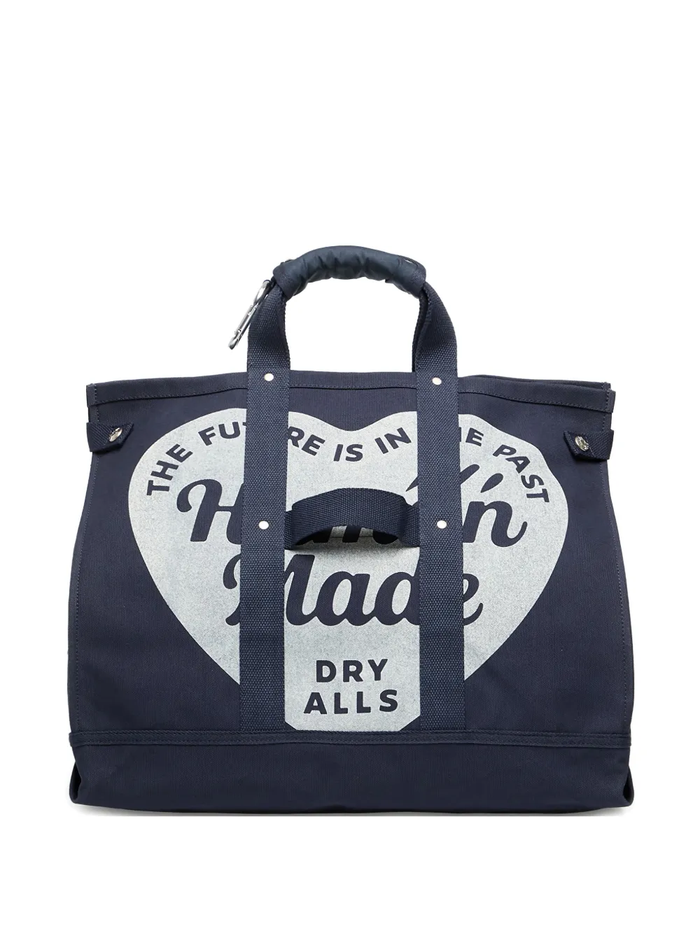 Human Made large logo-print tote bag | Blue | Image 1