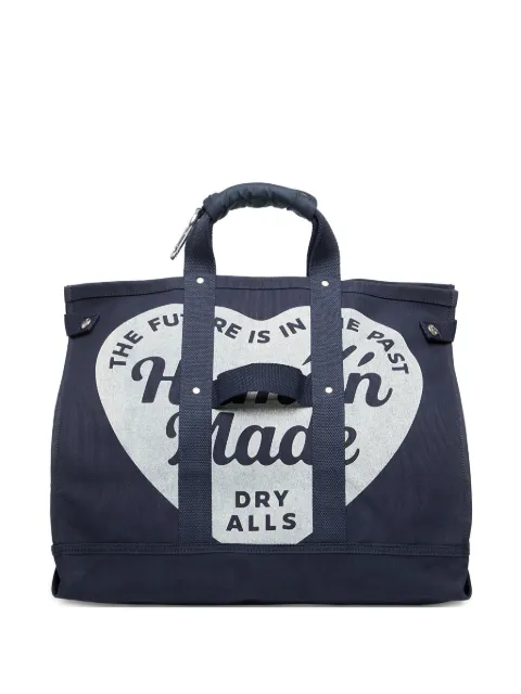 Human Made large logo-print tote bag