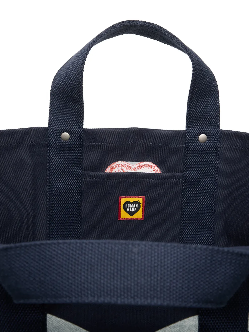 Human Made Large Logo-print Tote Bag In Blue
