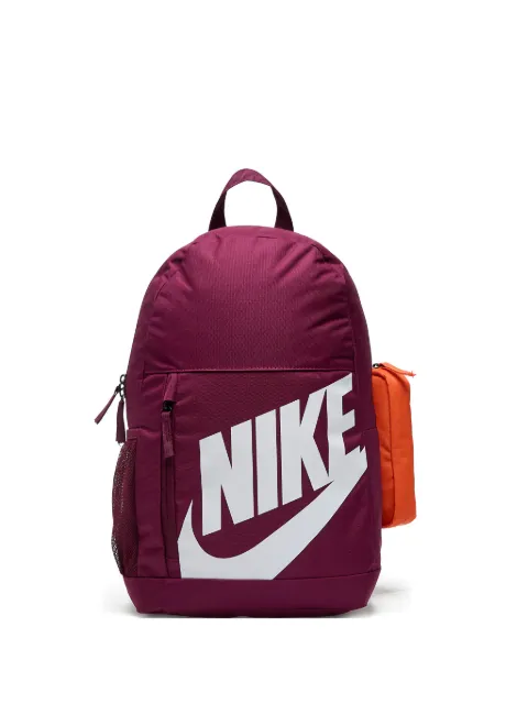 Nike logo-print zip backpack