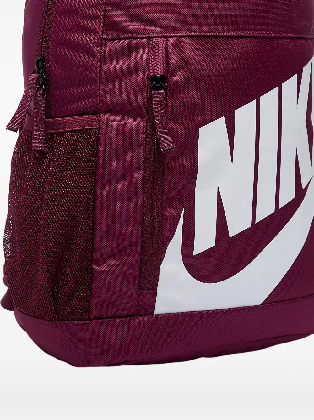 Nike logo-print zip backpack Paars