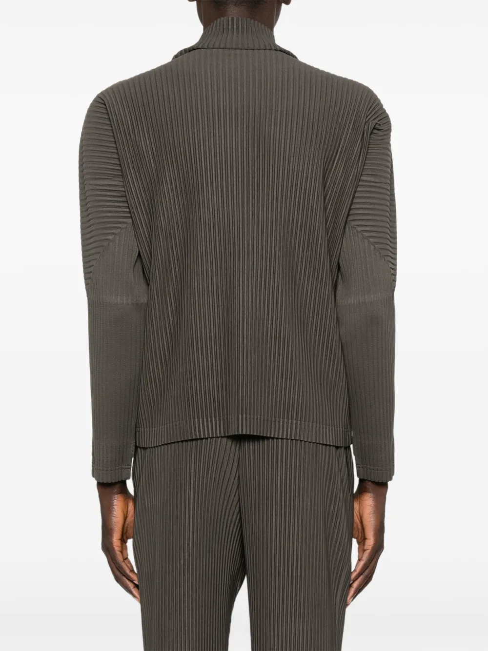 Homme Plissé Issey Miyake Geplooide top met col Groen