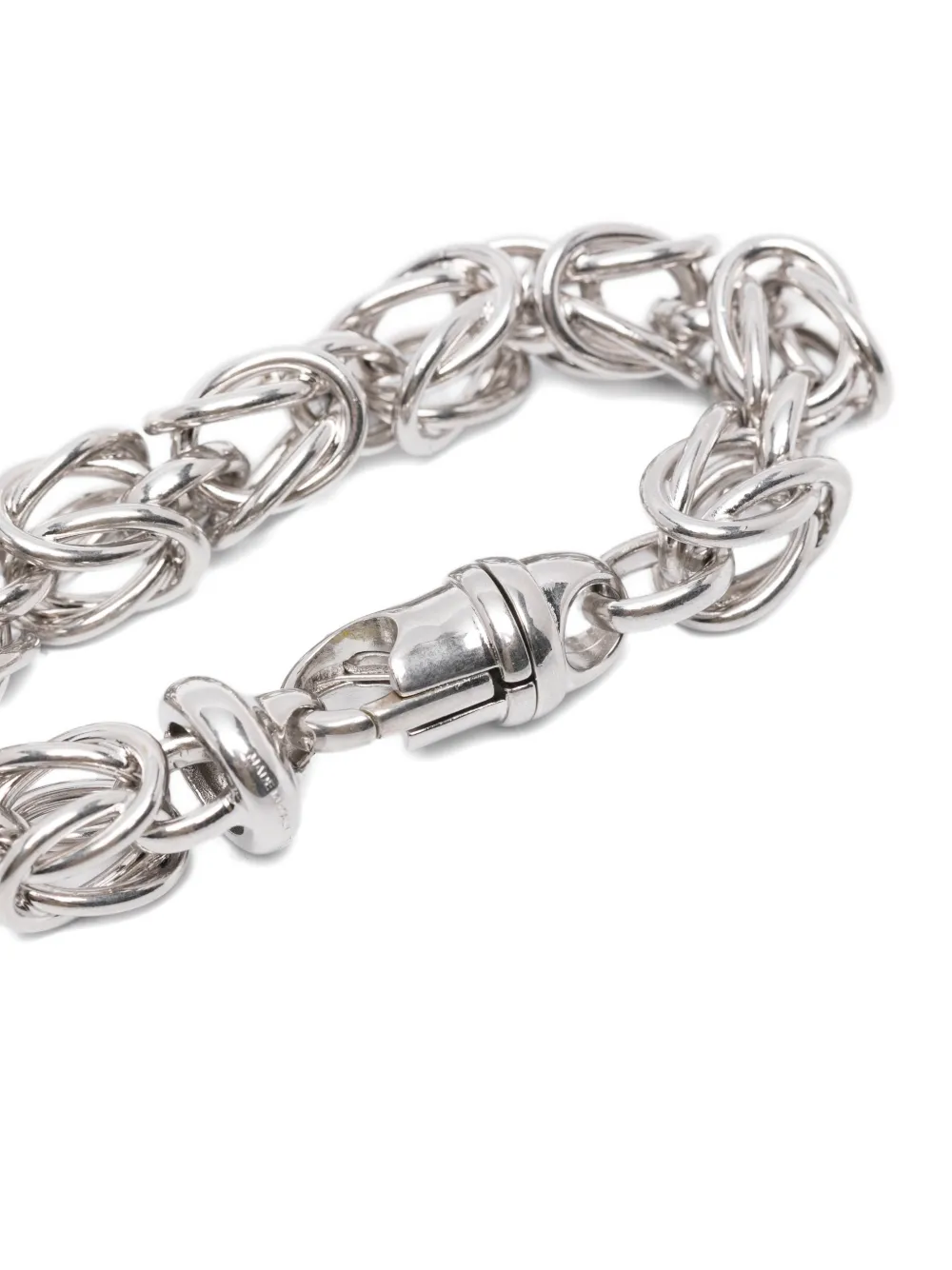 Totême Chunky Chain Bracelets Polished Finish In Metallic