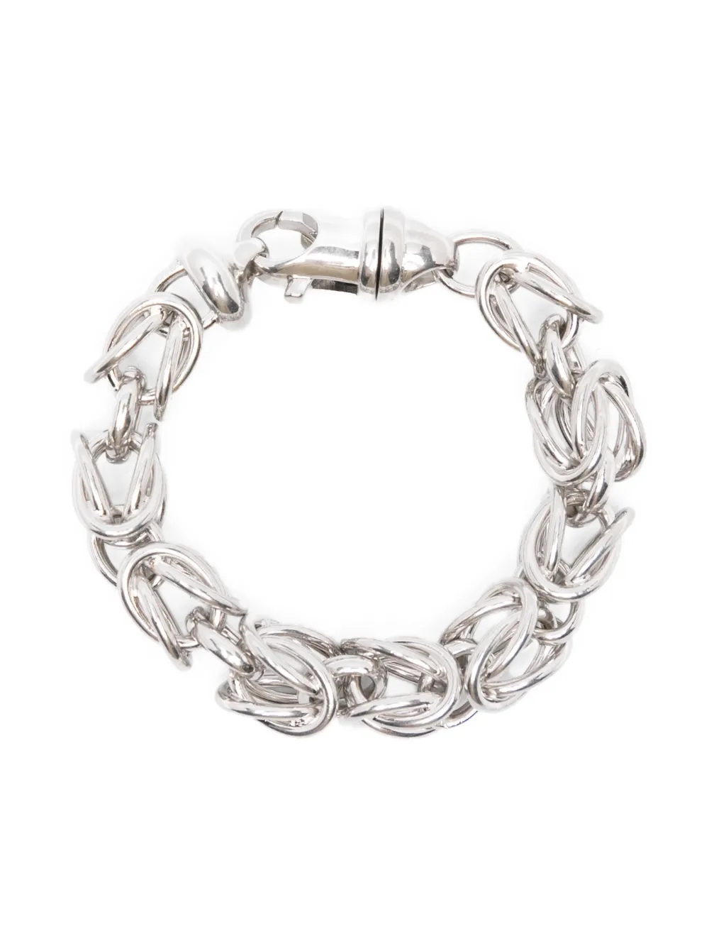 Totême Chunky Chain Bracelets Polished Finish In Metallic