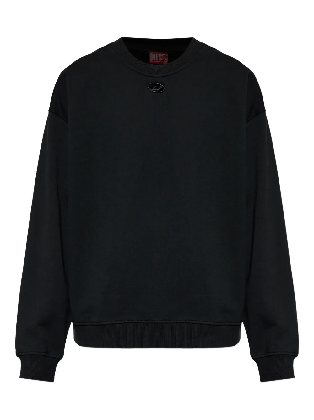 Diesel jersey de algodón con logo | negro | Image 1