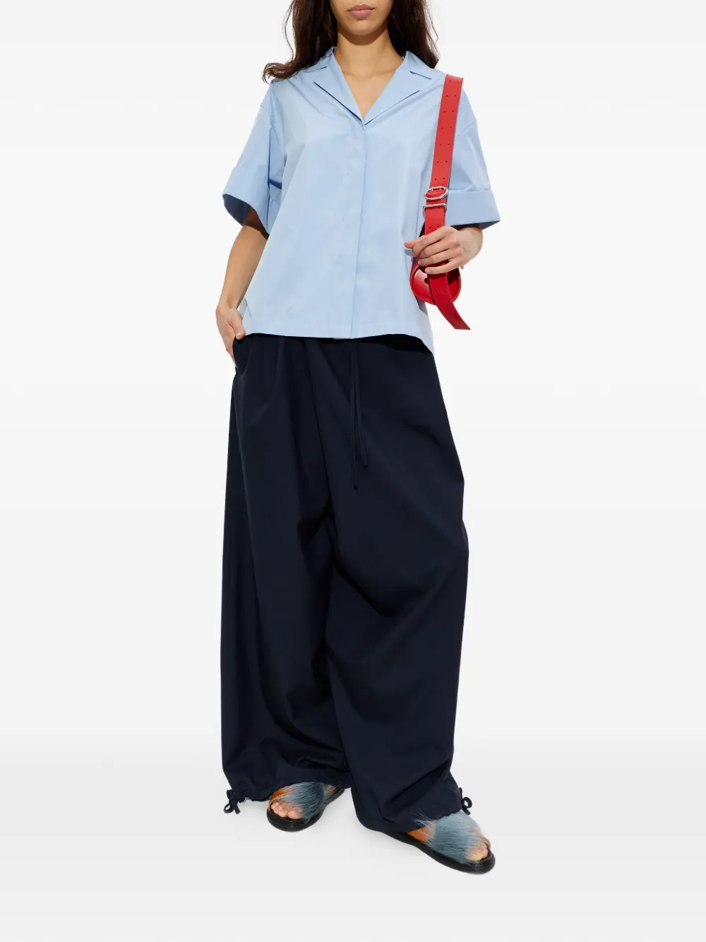 Jil Sander short-sleeve shirt - Blauw