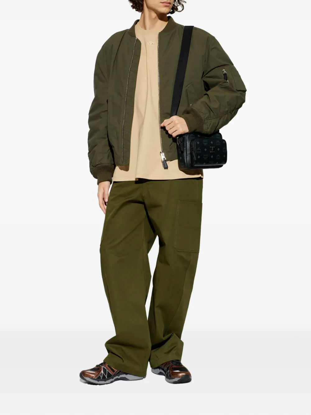 Diesel logo T-shirt - Beige