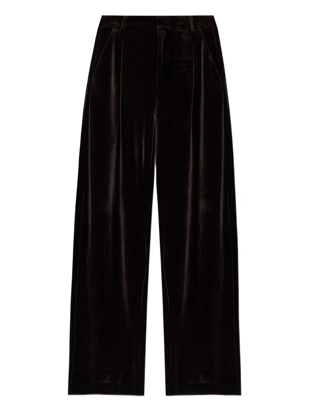Gestuz Gzvitta Velvet Trousers In Brown