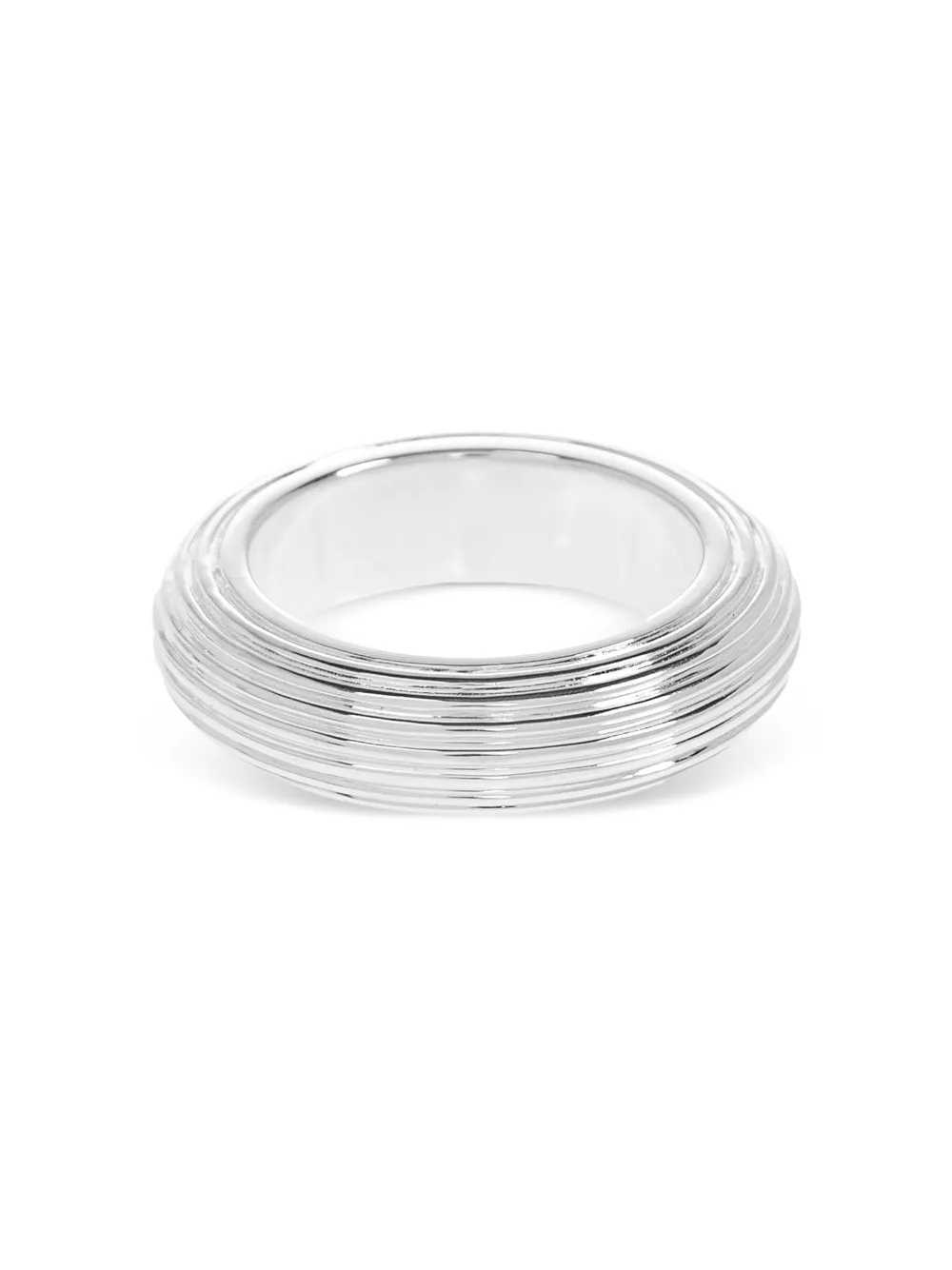  Lie Studio Amelia Ridged-design Ring - Silver 