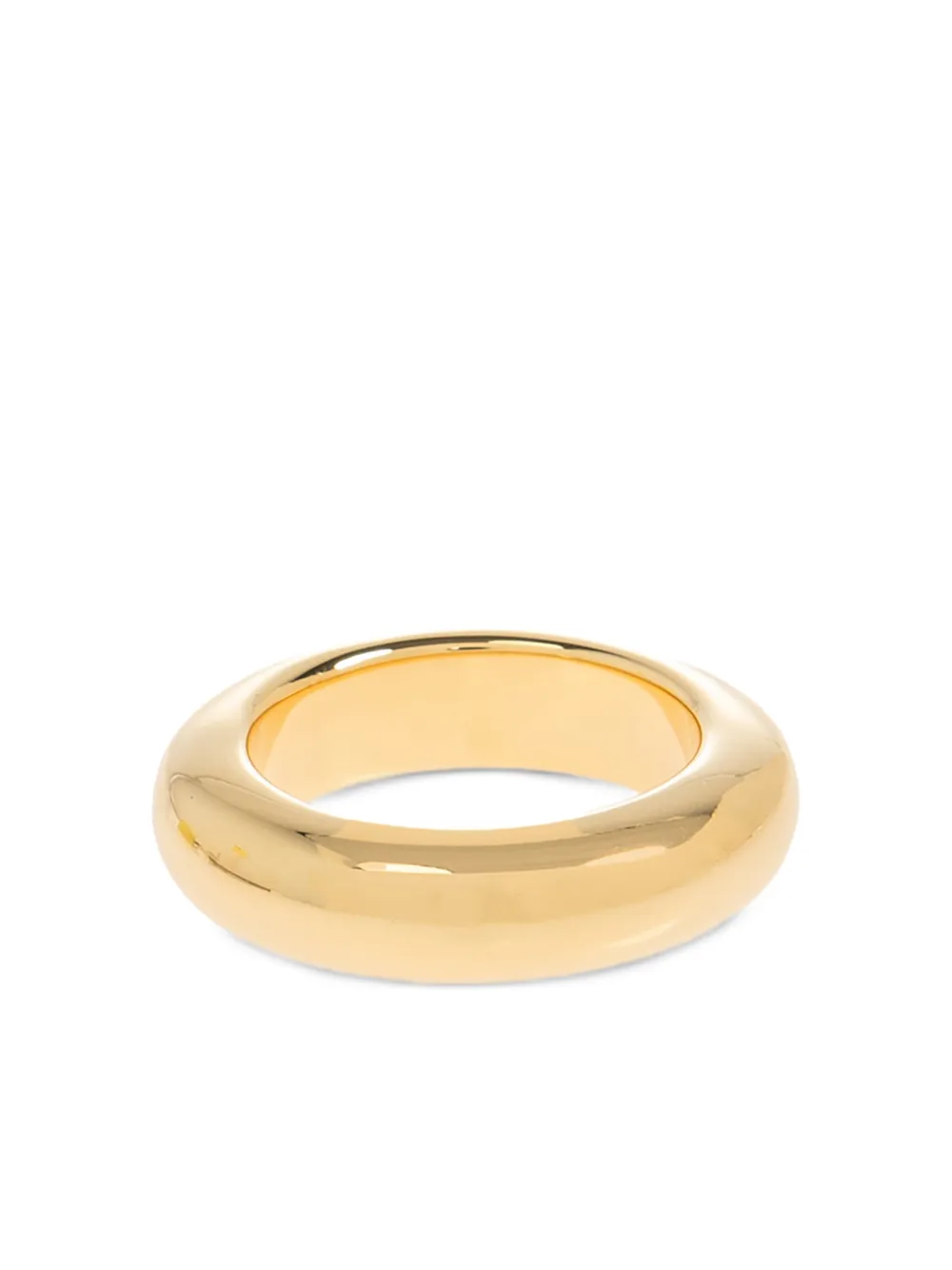 LIE STUDIO Evie glossy-finish ring - Oro