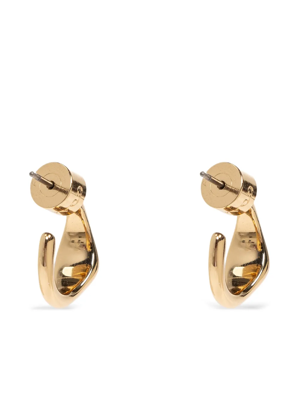  Coach Logo Detail Earrings - Gold 