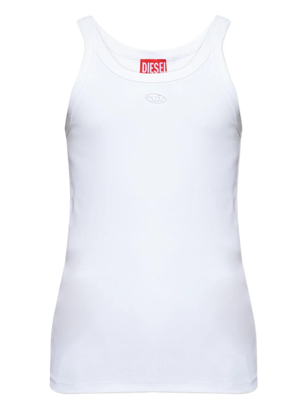Diesel T-wife-dco logo-detail tank top | White | Image 1