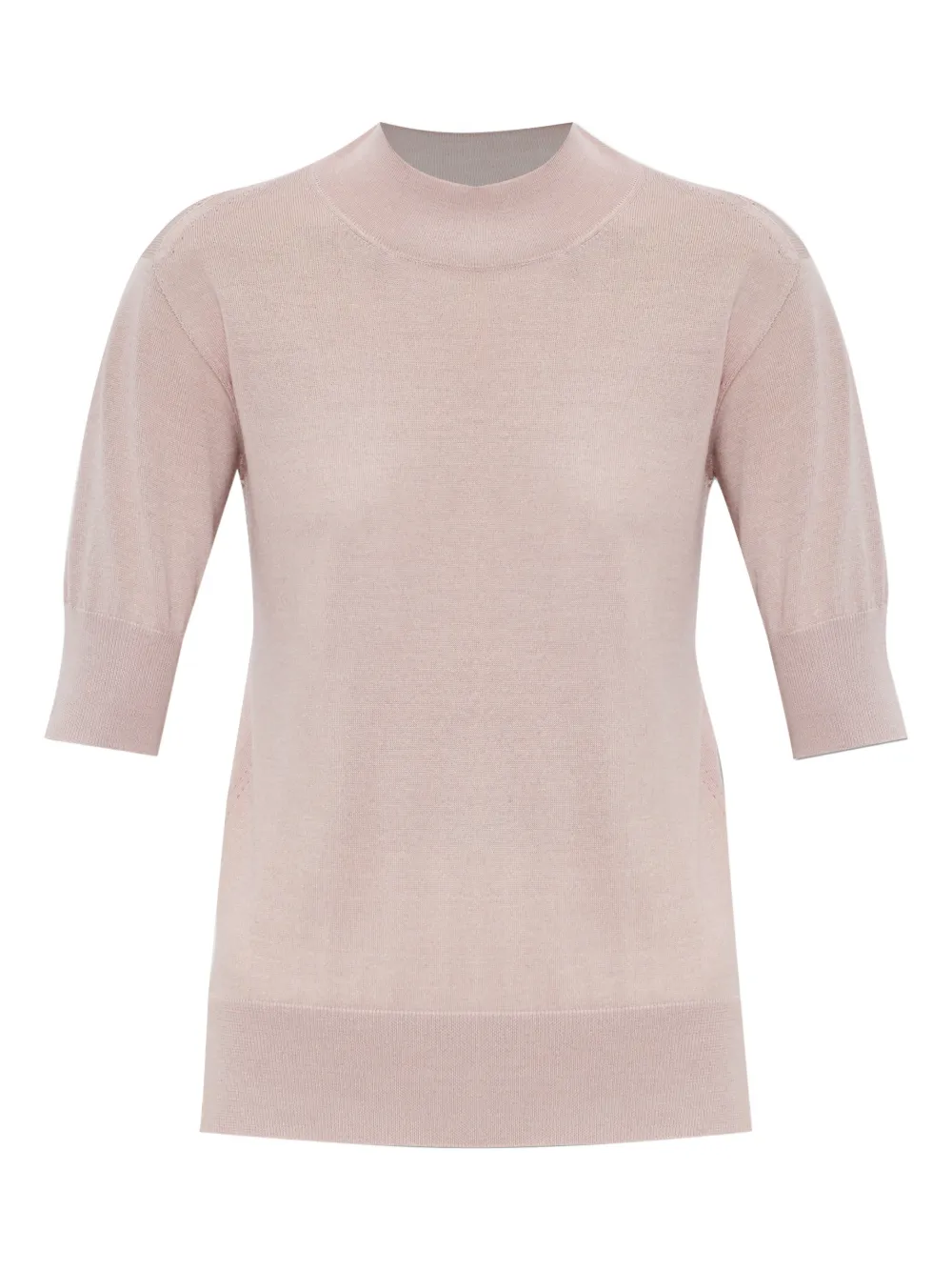 Jil Sander Fine-knit T-shirt In Pink