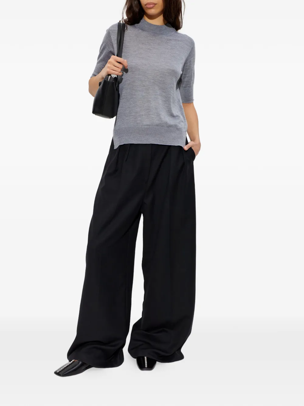 Jil Sander Fine-knit T-shirt In Multi