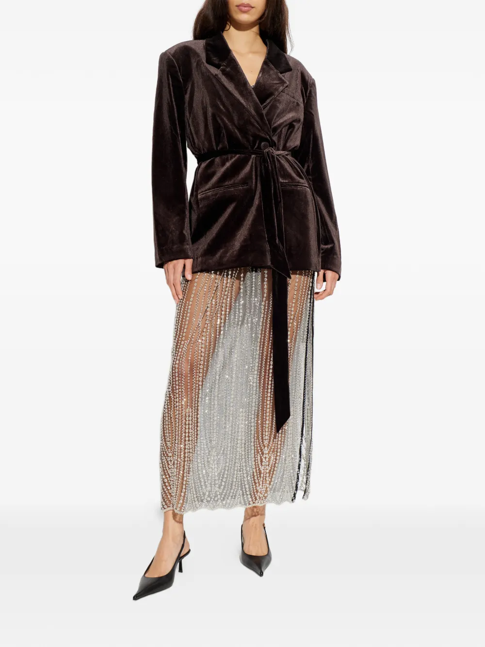 Gestuz beaded dress - Wit