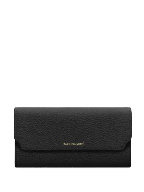 MAISON de SABRÉ flap leather long wallet