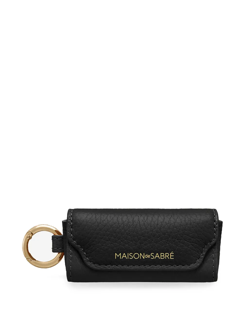 MAISON de SABRÉ ring leather lipstick charm - Nero