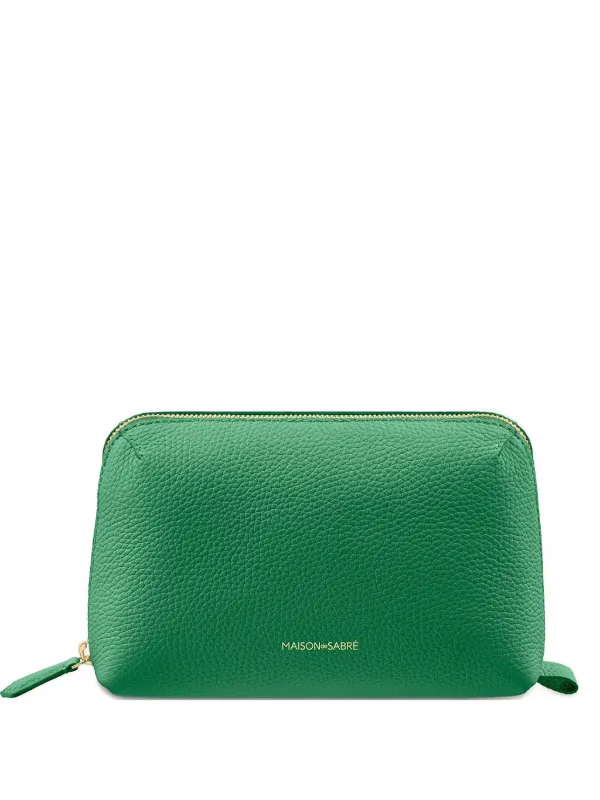 MAISON De SABRÉ レザーテックポーチ | グリーン | FARFETCH JP