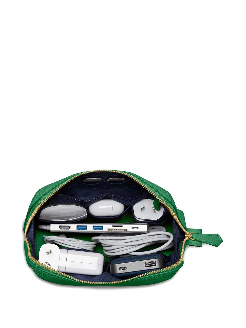 MAISON de SABRÉ pebbled leather tech pouch | Men | Image 2