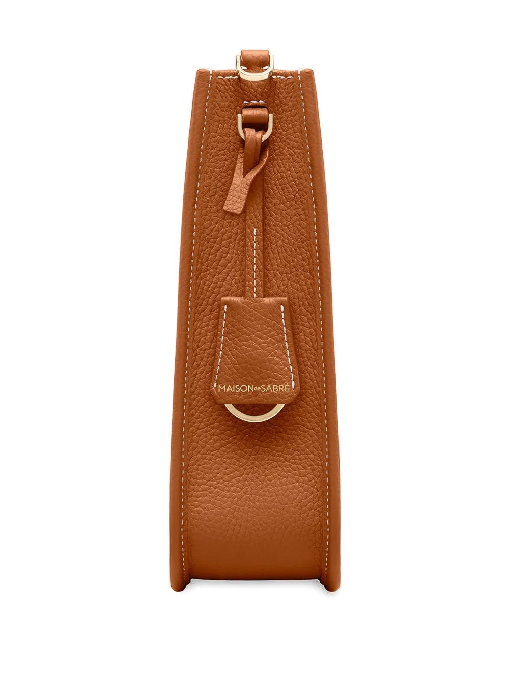  Maison De Sabré Leather Saddle Bag - Brown 