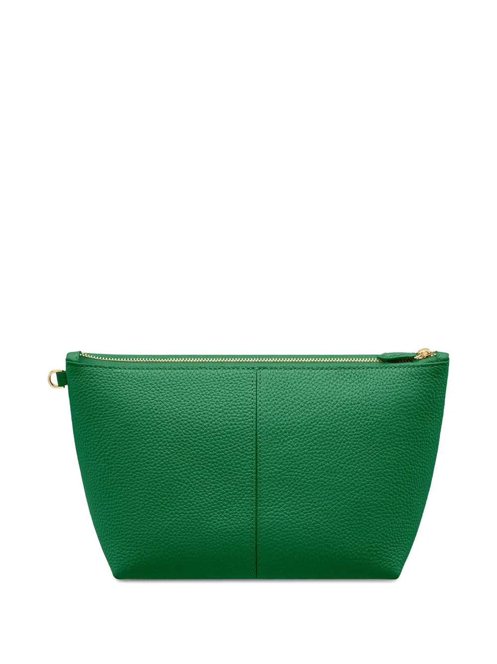 Maison De Sabre Leather D-ring Pouch In Green
