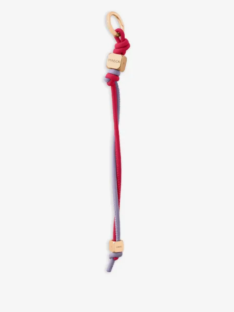MAISON de SABRÉ leather wristlet charm