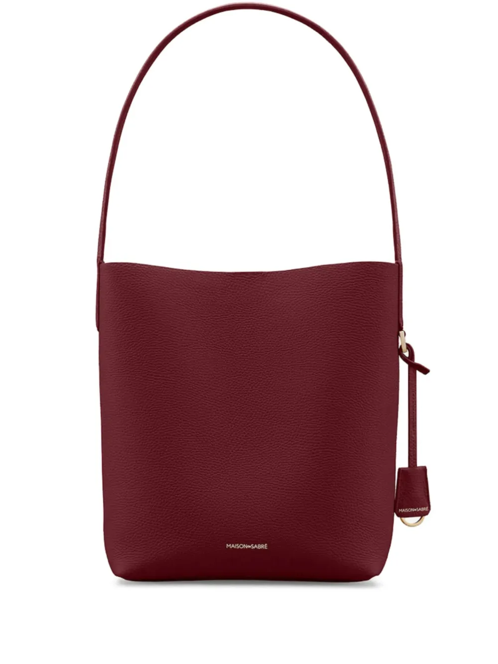 MAISON de SABRÉ leather bucket soft tote - Rosso