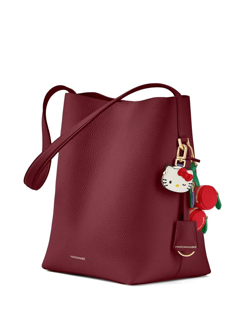 MAISON de SABRÉ The Bucket Soft shopper Rood