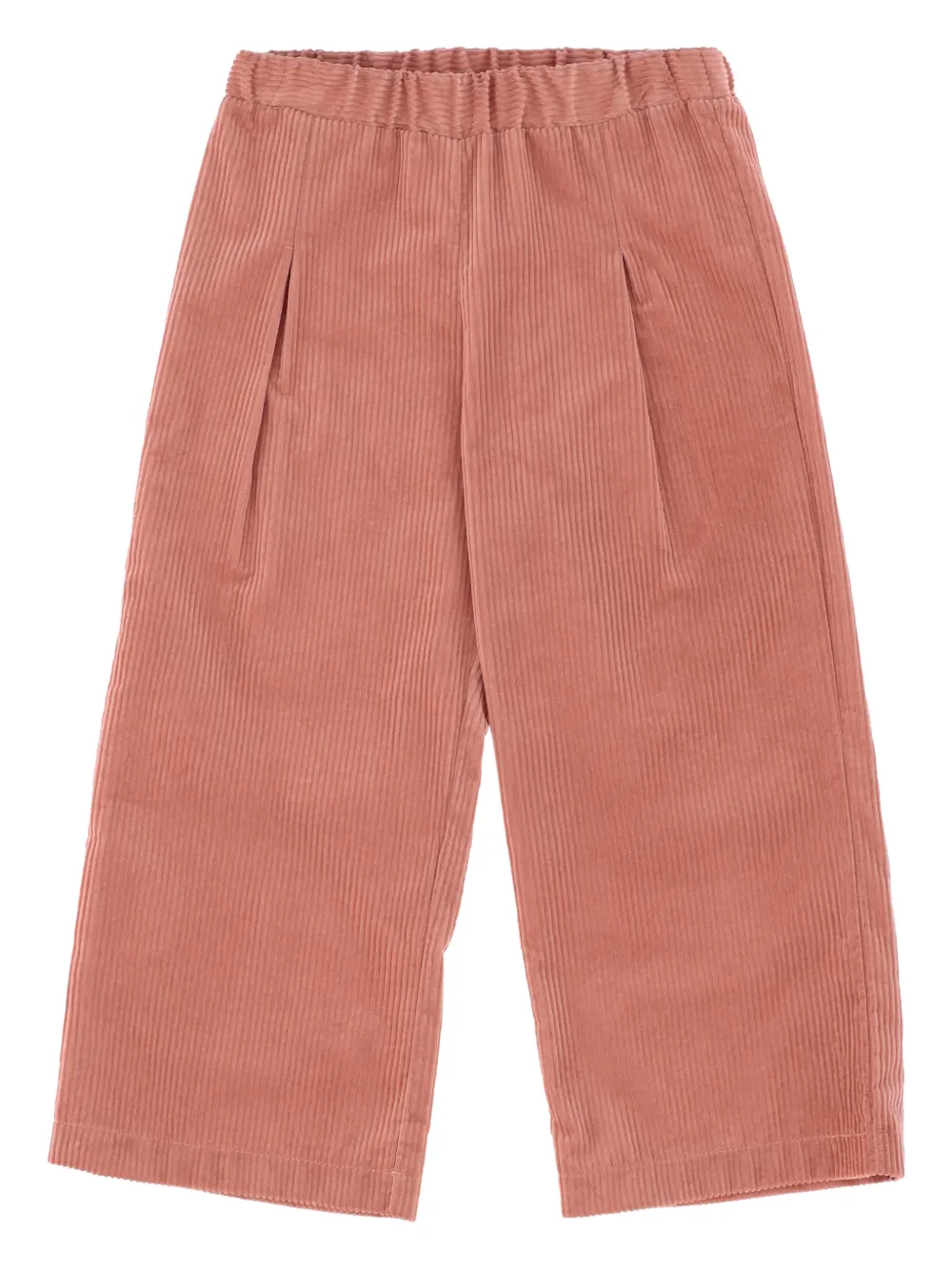 Nicoletta Fanna Pantaloni elasticizzati a coste - Rosa