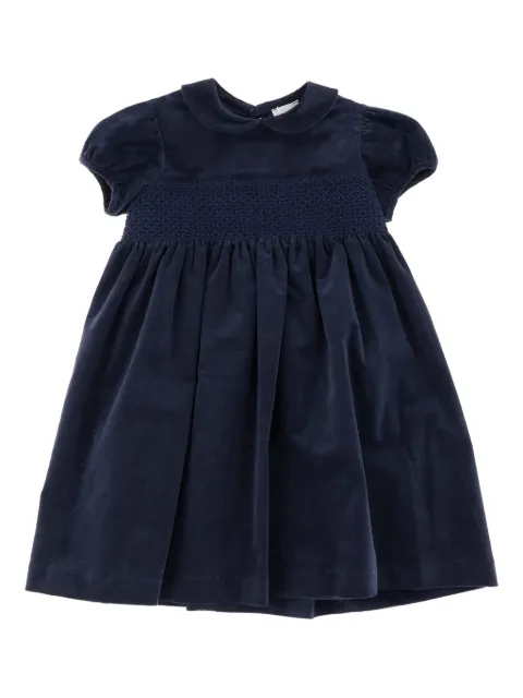 Nicoletta Fanna smocked peter pan collar dress
