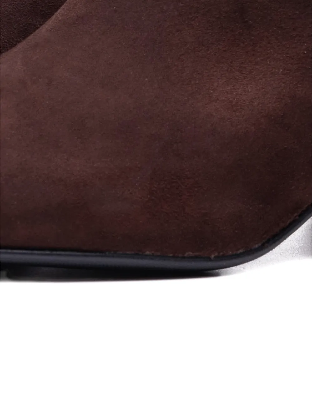 Poche Paris Block-heel Ankle Boots In Brown