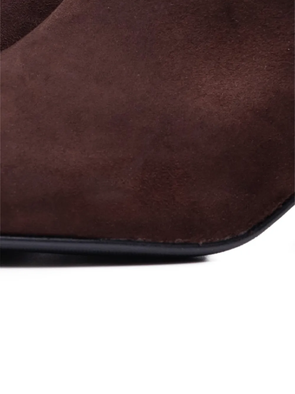 Poche Paris Enkellaarzen met blokhak Bruin