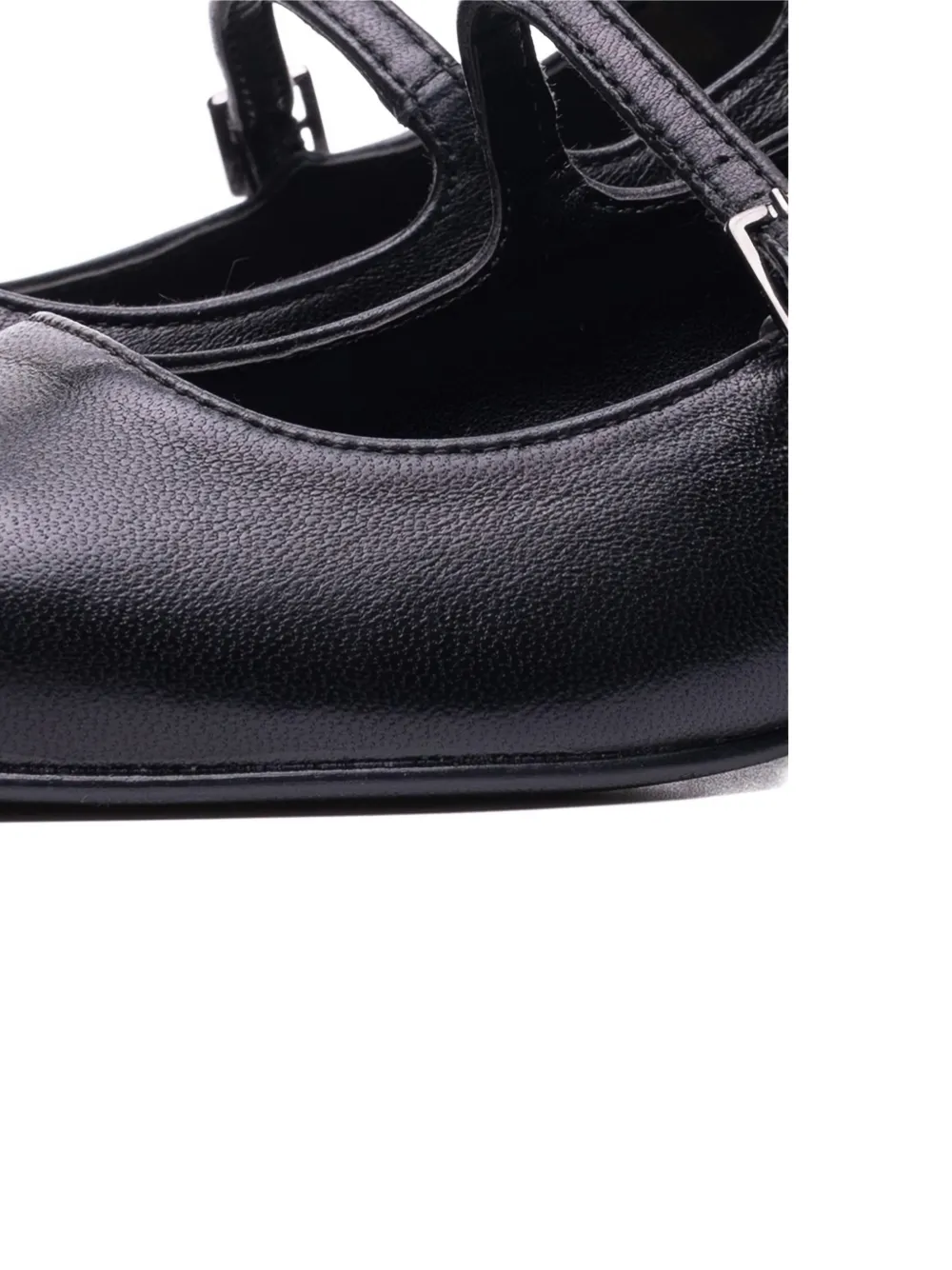 Poche Paris Strap-buckle Pumps In Black