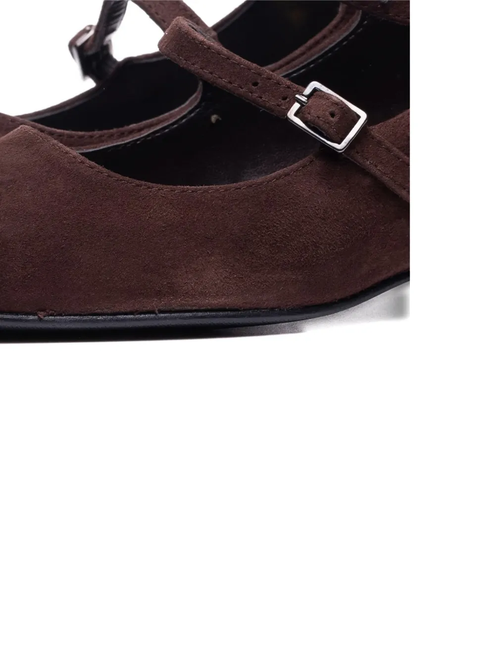 Poche Paris Buckle-strap Pumps In Burgundy